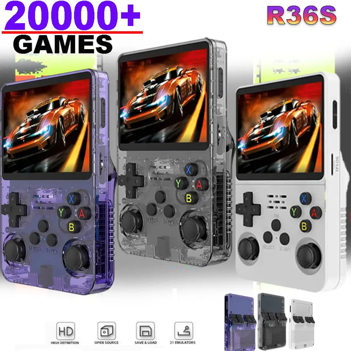 R36S Handheld Game Console