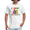 "Commit Tax Fraud" - Unisex Classic T-Shirt - white
