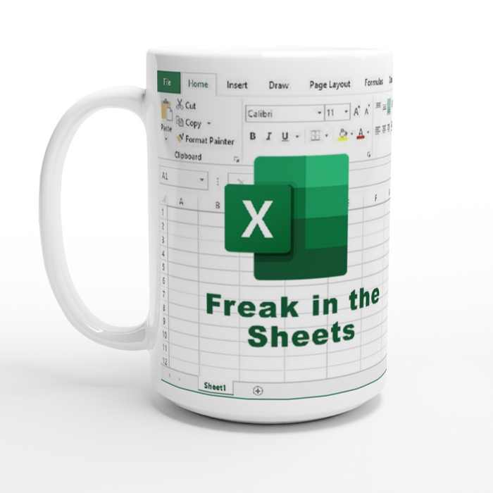 Freak in the Sheets - White 15oz Ceramic Mug