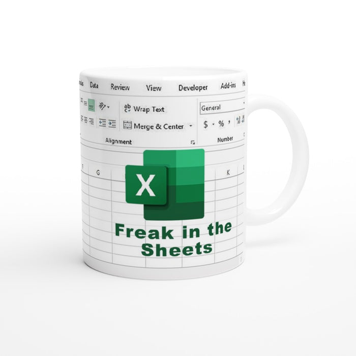 Freak in the Sheets - White 11oz Ceramic Mug