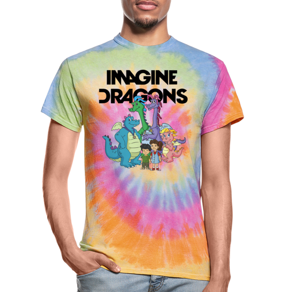 IMAGINE DRAGON TALES - Unisex Tie Dye T-Shirt