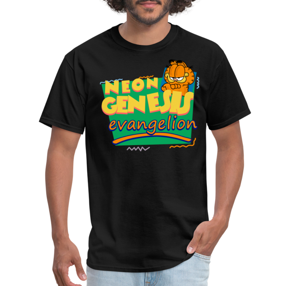 Neon Genesis Evangelion Meets Garfield - Unisex Classic T-Shirt - black