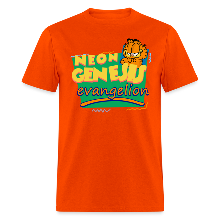 Neon Genesis Evangelion Meets Garfield - Unisex Classic T-Shirt - orange