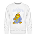 Garfield "Whoopty Doo" - Premium Sweatshirt - white